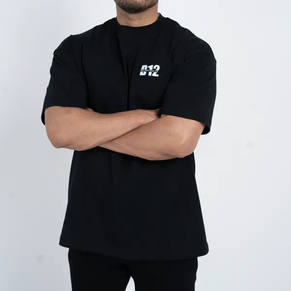 Men's Black T-Shirt - Image 5