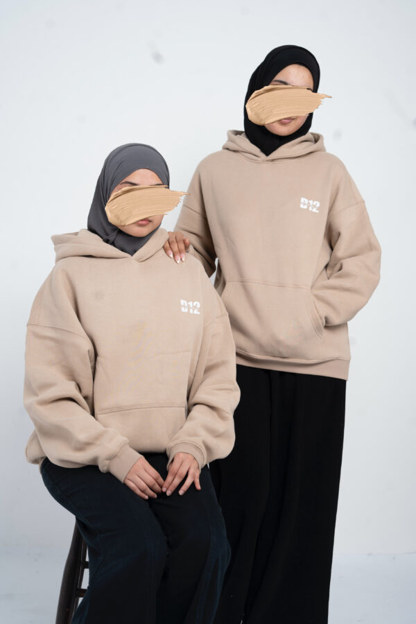 Women's Beige Hoodie (SLM) - Image 3
