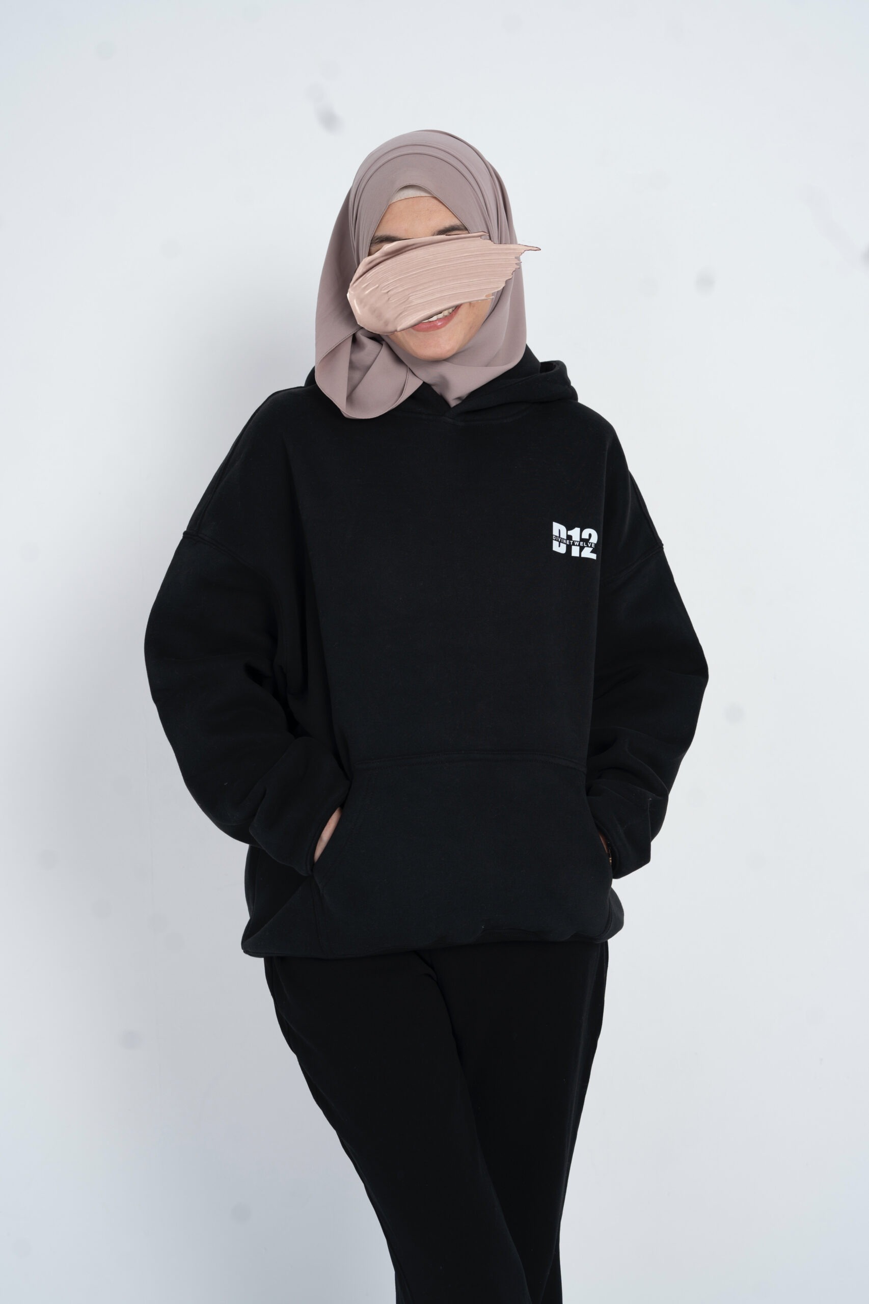 Women's Black Hoodie (SLM)
