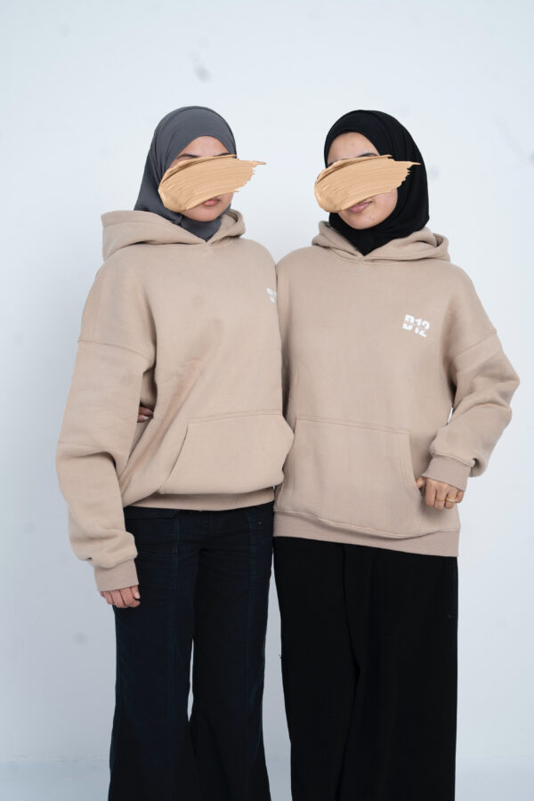 Women's Beige Hoodie (SLM) - Image 4