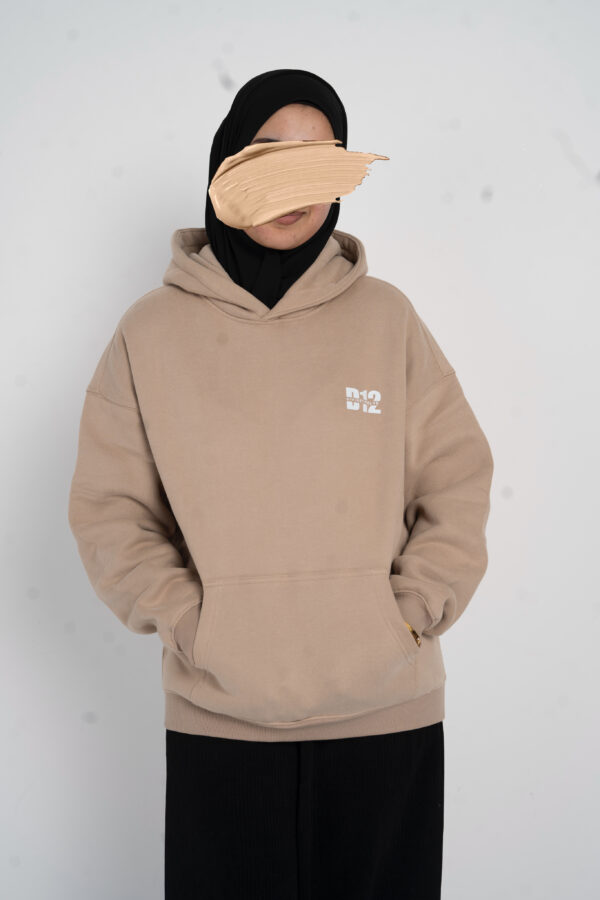 Women's Beige Hoodie (SLM) - Image 5