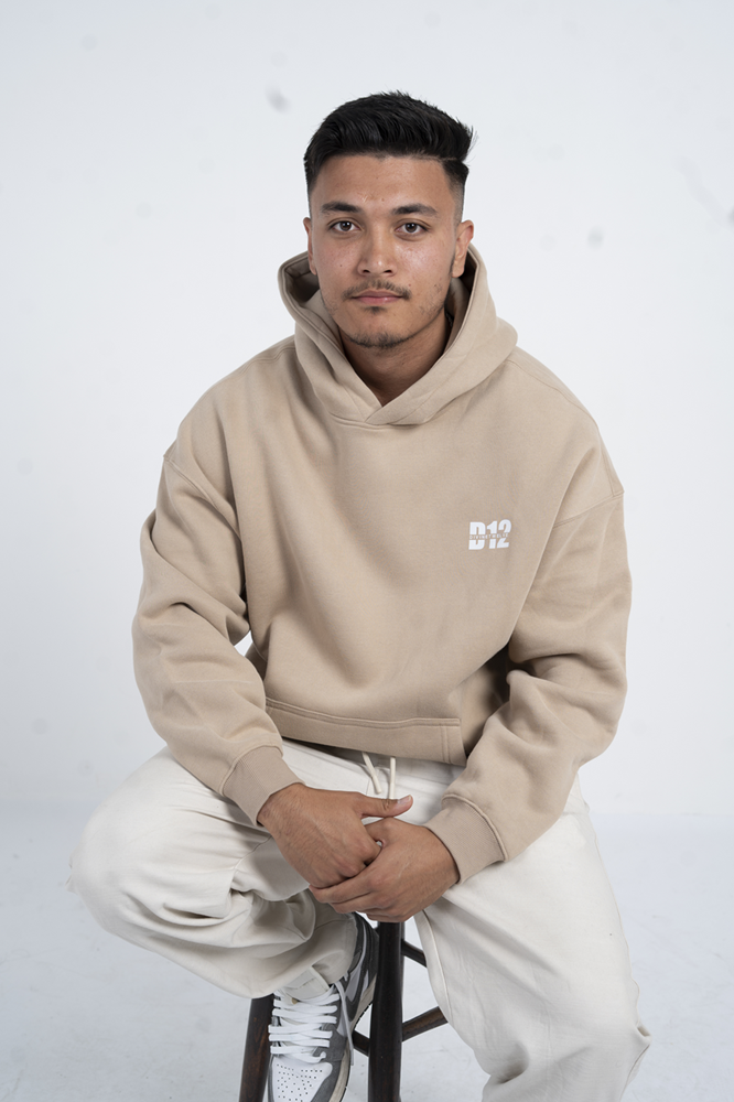 Men's Beige Hoodie