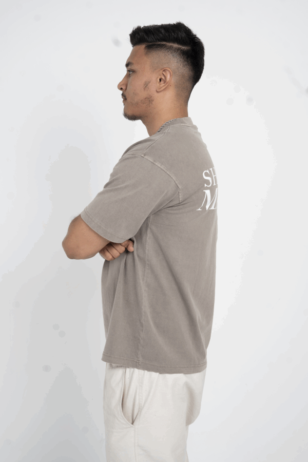 Men's Beige T-Shirt - Image 3